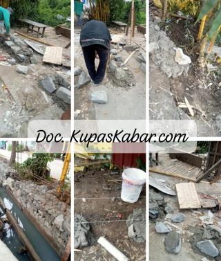 Dikeluhkan Warga Proyek Pemagaran SMP 6 Pasar Kemis diduga Ada Indikasi Kecurangan dan Berpotensi Me